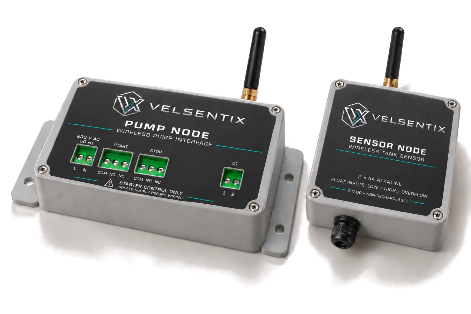 VELSENTIX Pump Node and Sensor Node